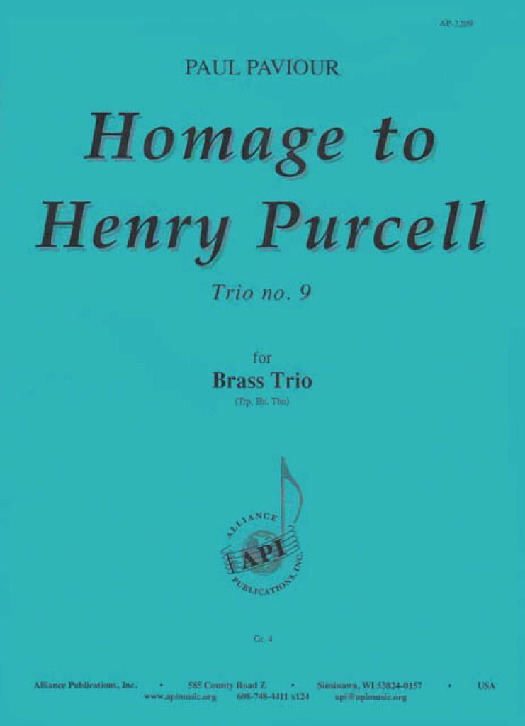 Homage To Henry Purcell - Br 3